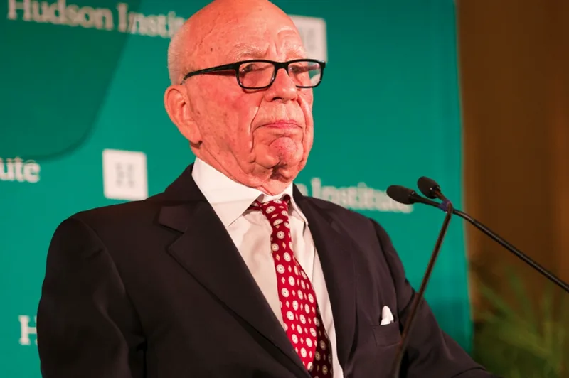 Rupert Murdoch & Jerry Hall